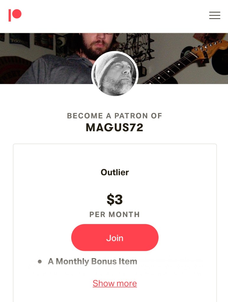 Become a patron of the music and poetry of Kevin Trent Boswell 